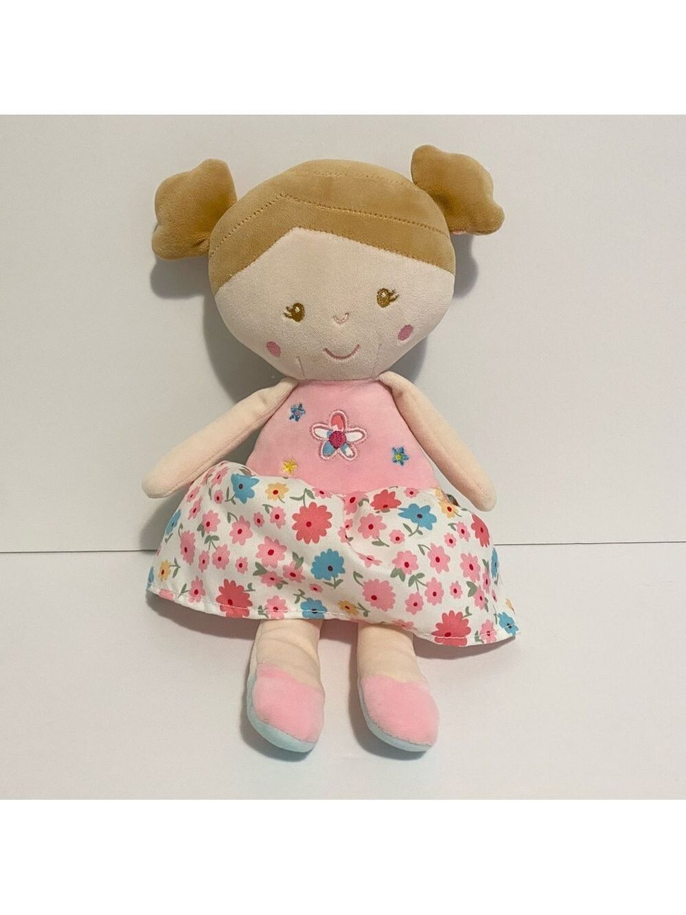 Baby Ganz My Feelings Happy Sad Double Sided Doll Emotions Floral Dress Soft Toy